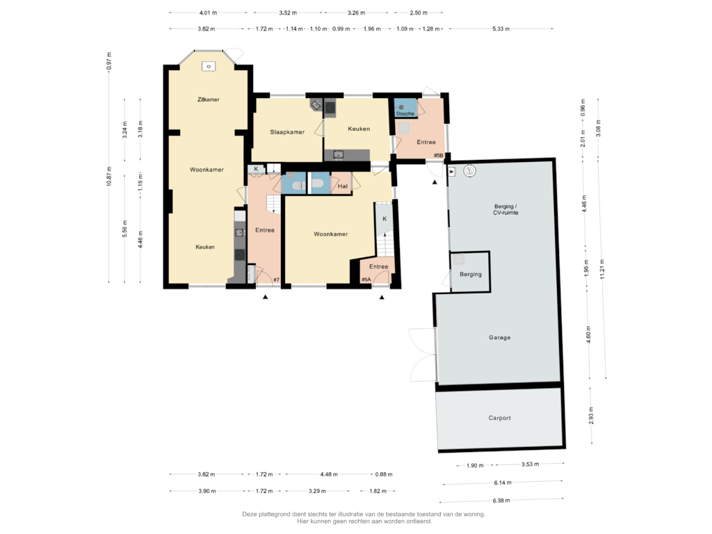 View floorplan of Begane Grond of Lindenstraat 7