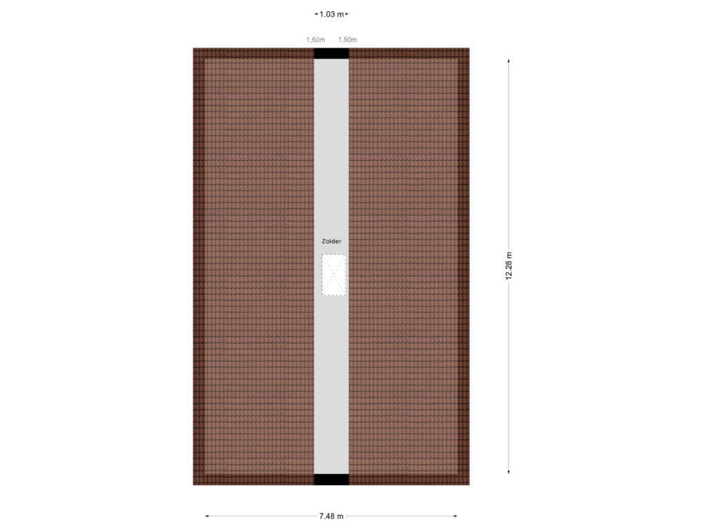 Bekijk plattegrond van Zolder van Trechterbeker 20