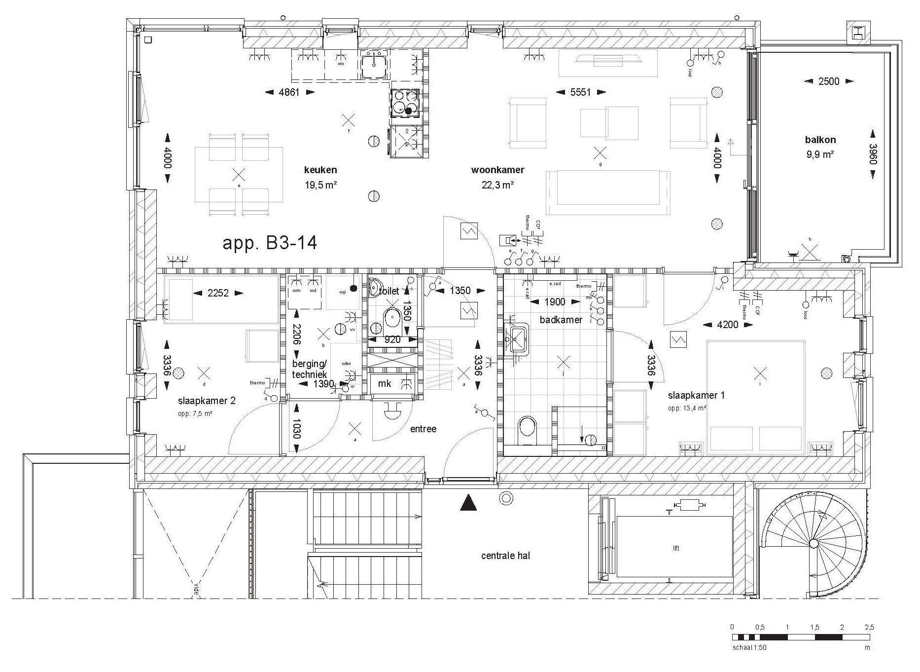 Foto 6 van Appartementen woongebouw 3 (Bouwnr. B3-14)