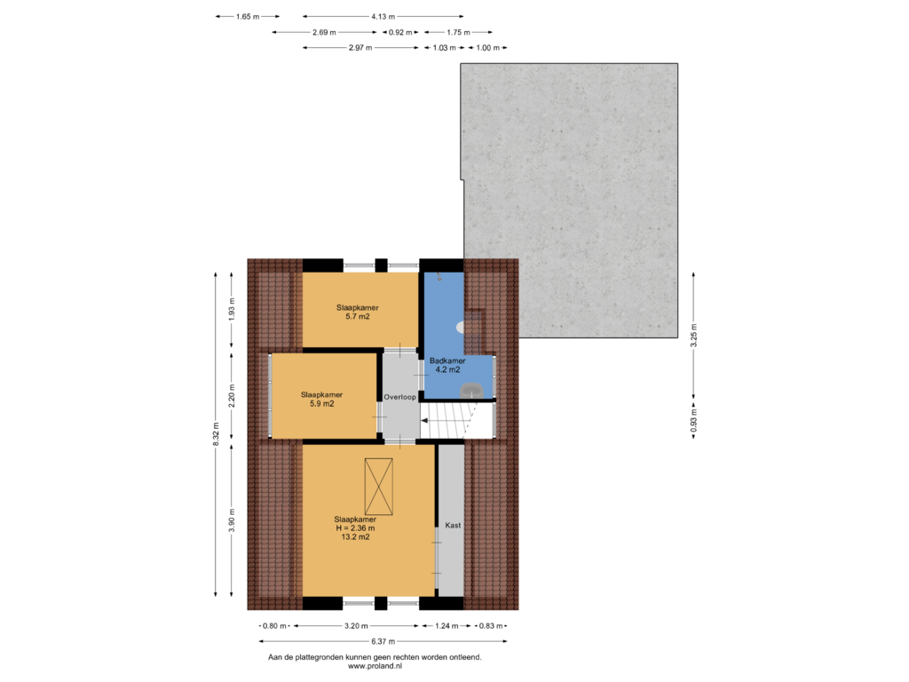 Bekijk plattegrond van 1e Verdieping van Gronddiep 59