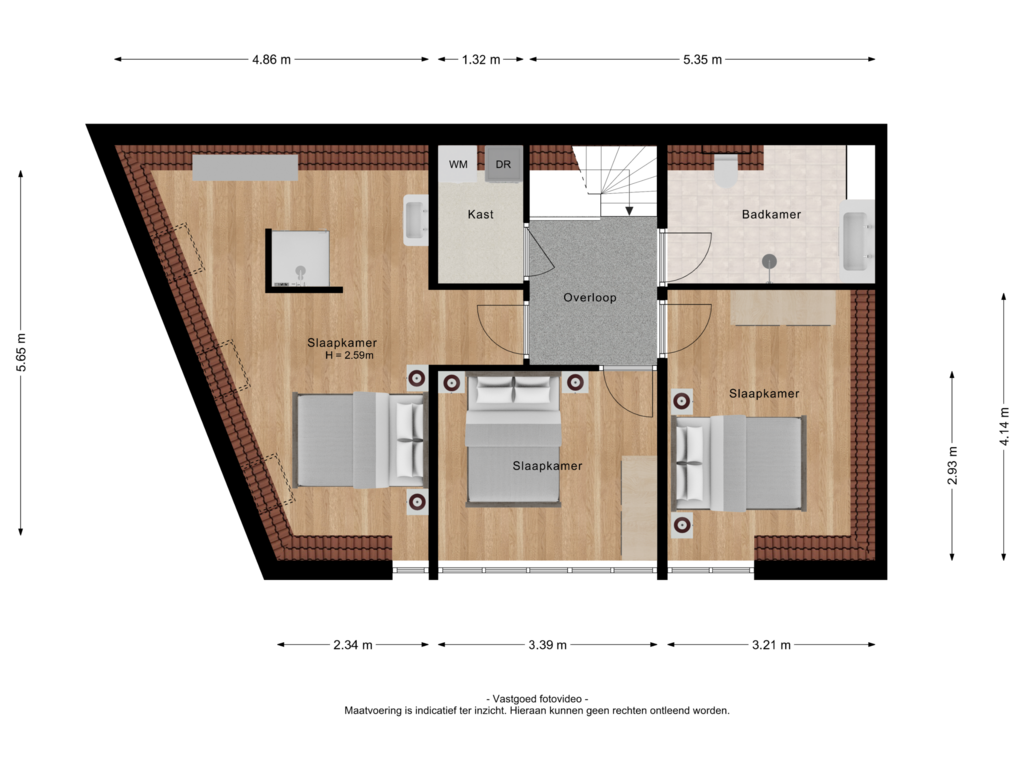 Bekijk plattegrond van 1e verdieping van Hovenierslaantje 2