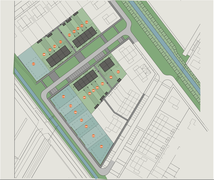 Foto 2 van Vrije bouwkavels (Bouwnr. C21)