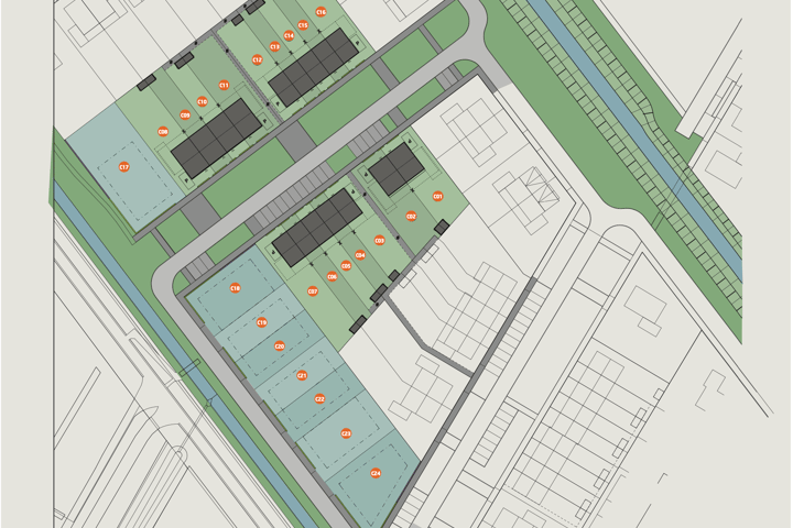 Bekijk foto 2 van Vrije bouwkavels (Bouwnr. C18)