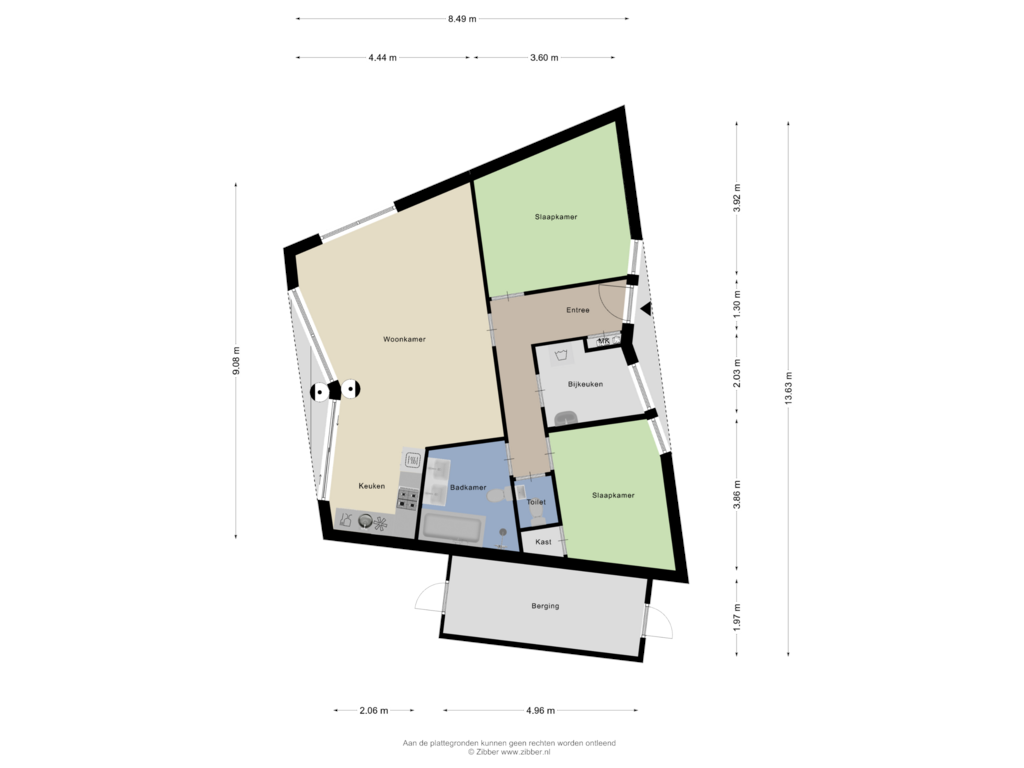 View floorplan of Begane Grond of Brekkenweg 4-8