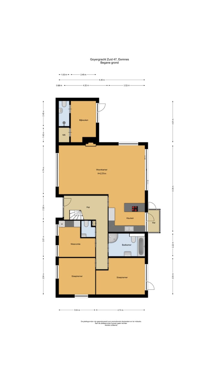 Foto 46 van Goyergracht Zuid 47