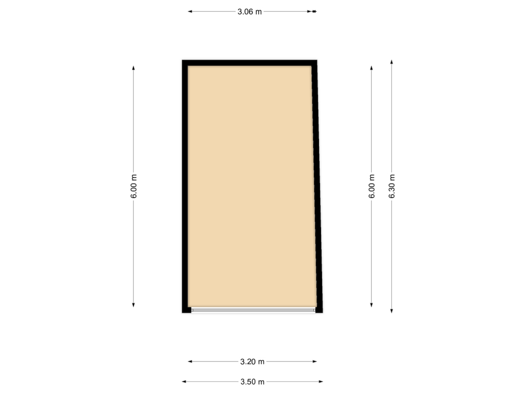 Bekijk plattegrond van First floor van Achterdorpsstraat 35-G