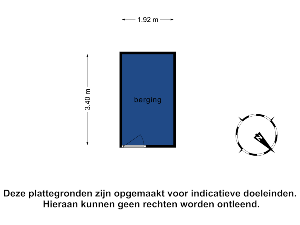 Bekijk plattegrond van Berging van Westervenne 363