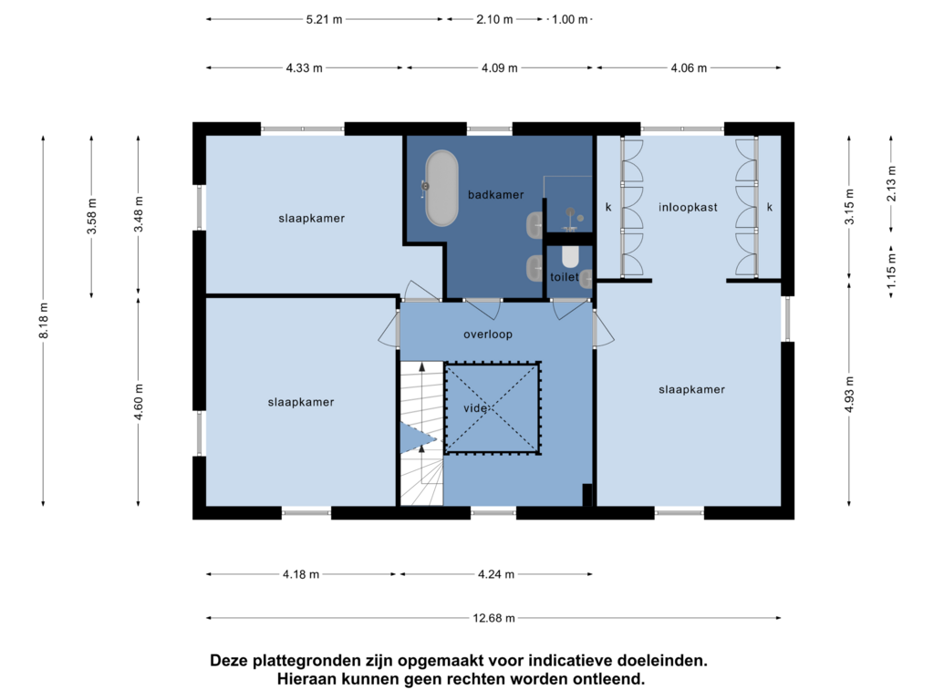 Bekijk plattegrond van 1e verdieping van Nijverheidsweg 38