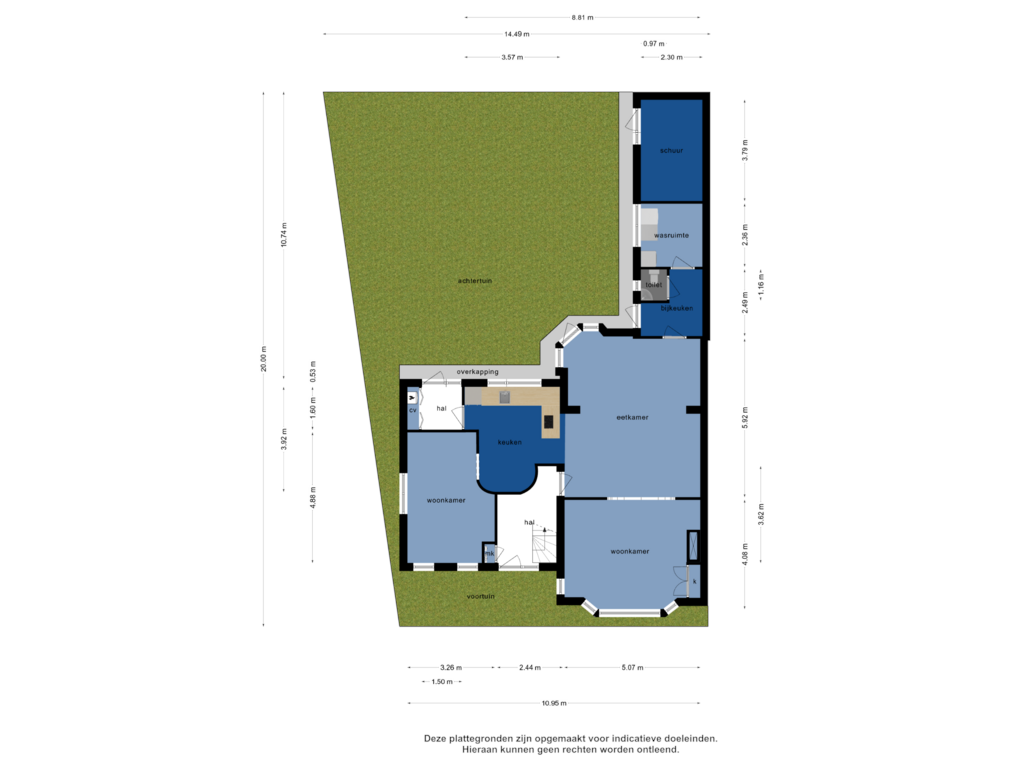 Bekijk plattegrond van Overzicht woning van Dijk 12