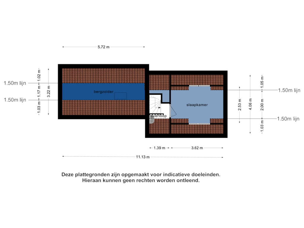 Bekijk plattegrond van 2e verdieping van Dijk 12