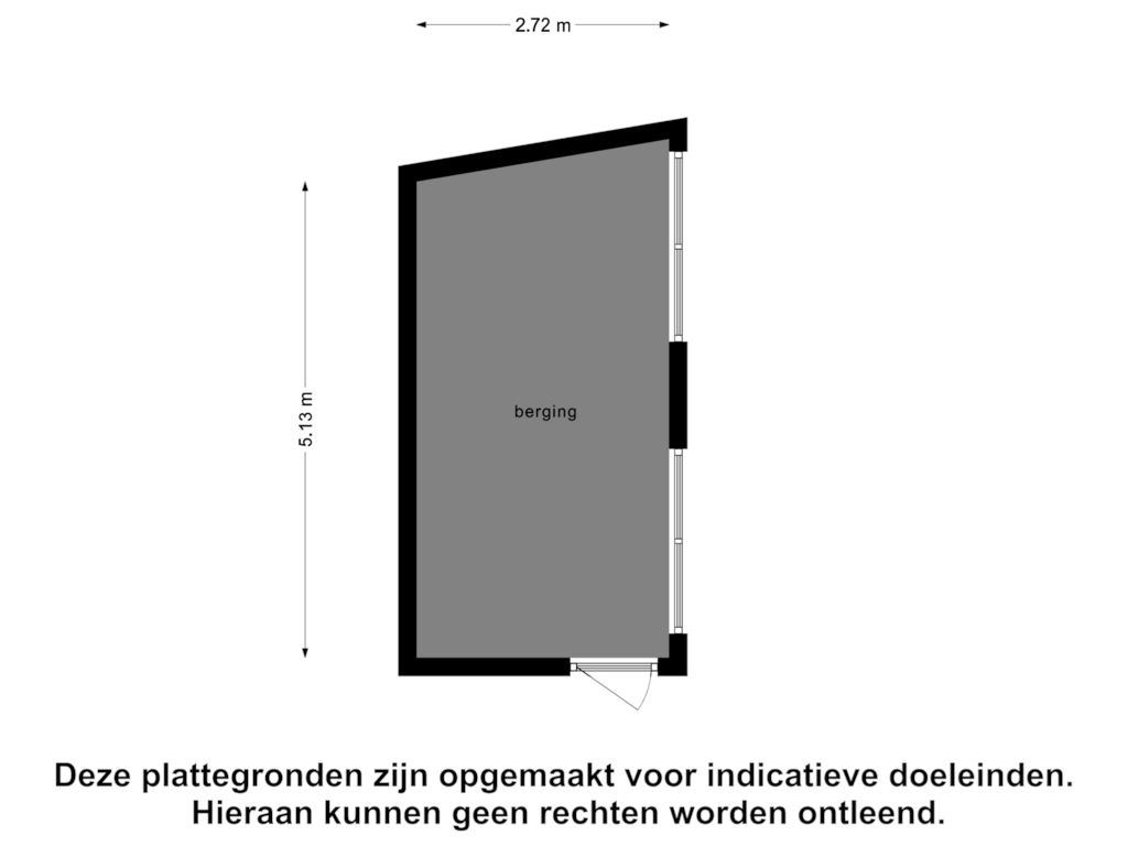 Bekijk plattegrond van Berging van Molenweg 10