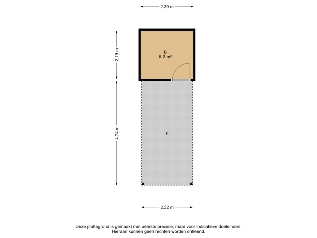 Bekijk plattegrond van Parkeerplaats/Berging van Geeuwkade 12-012