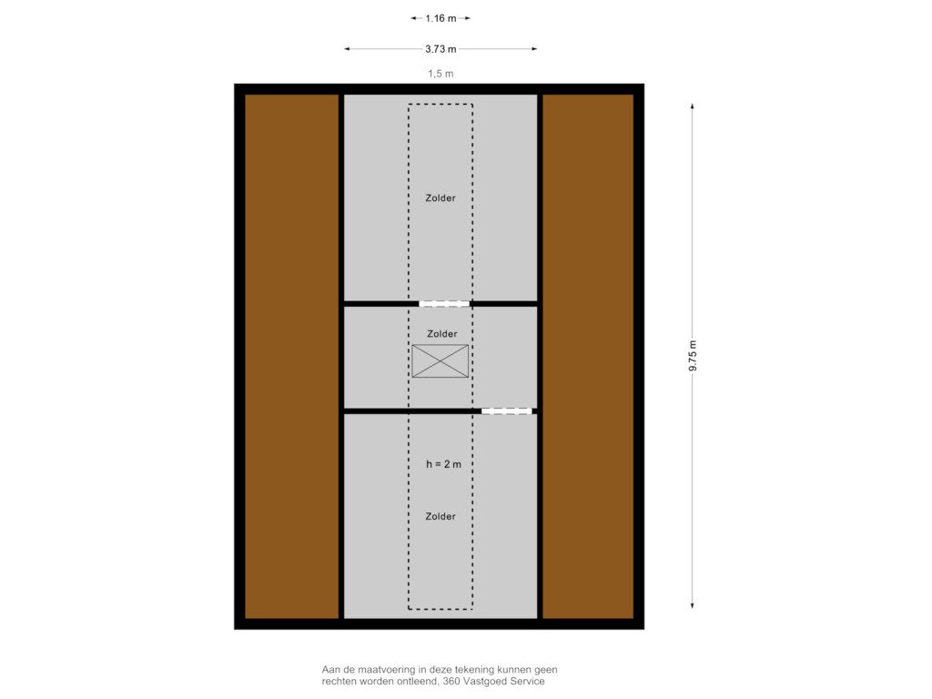 Bekijk plattegrond van 2e Verdieping van Hoeve 5