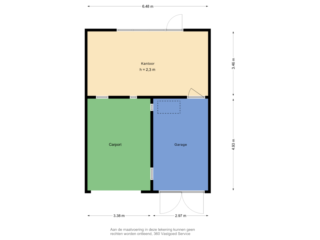 Bekijk plattegrond van Bijgebouw van Hoeve 5