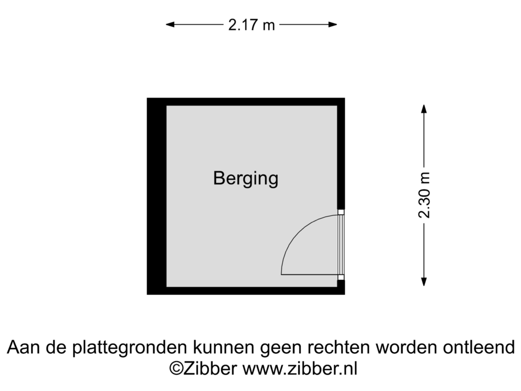 Bekijk plattegrond van Berging van Clarastraat 1-K