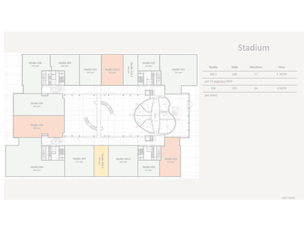 plattegrond eerste verdieping