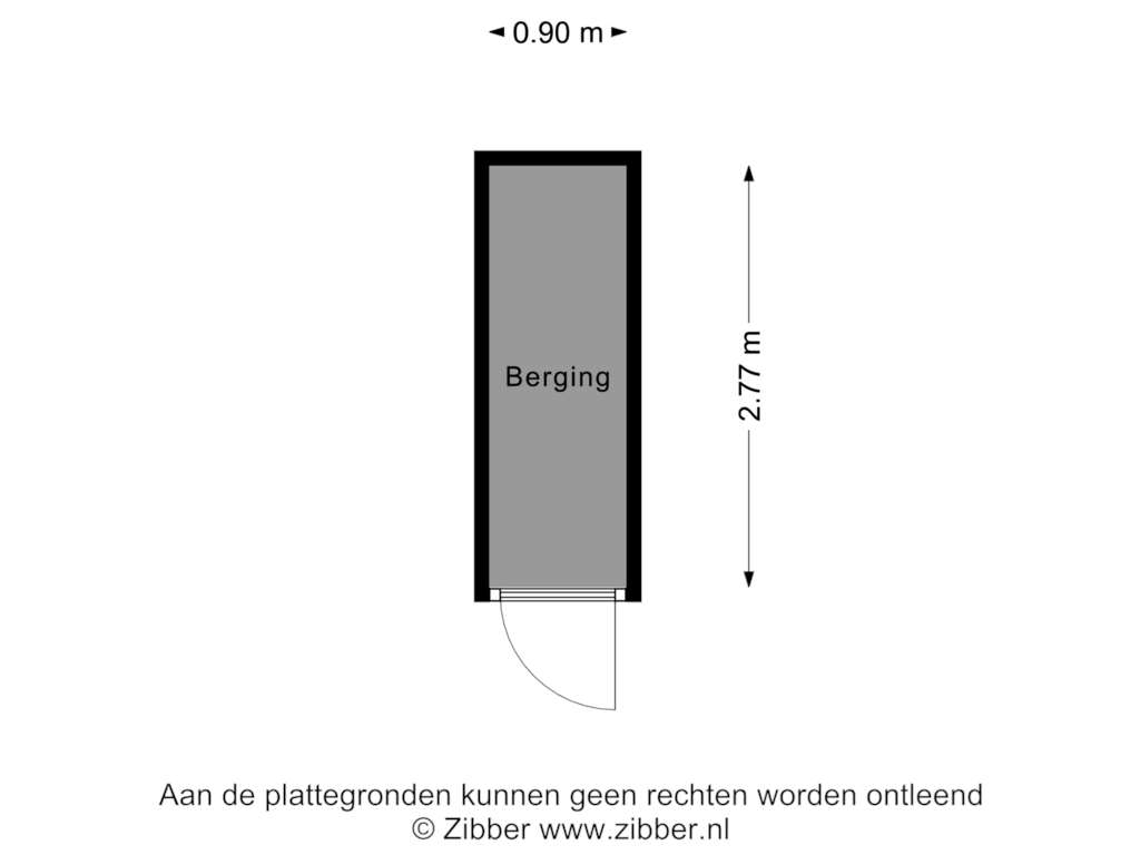 Bekijk plattegrond van Berging van Matrozenhof 145