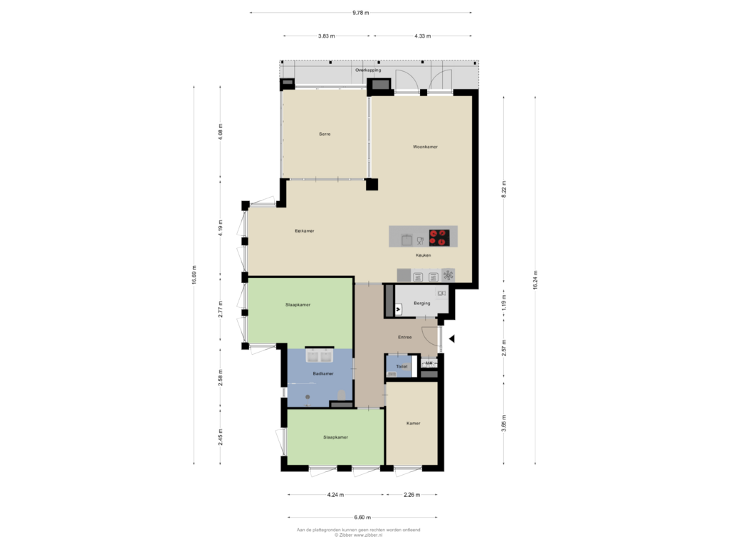 Bekijk plattegrond van Appartement van Utrechtseweg 302-1