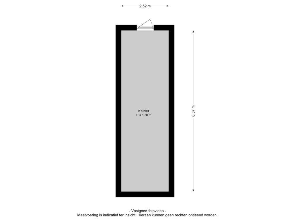 View floorplan of Kelder of Callunaheuvel 4