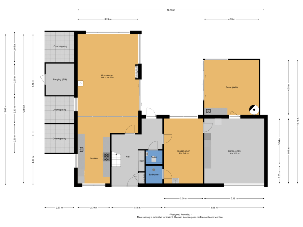 View floorplan of Begane grond of Callunaheuvel 4