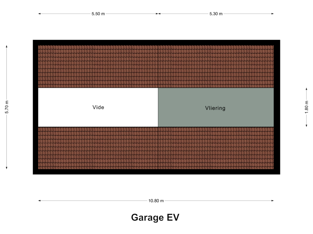 Bekijk plattegrond van Garage EV van Bergerweg 19