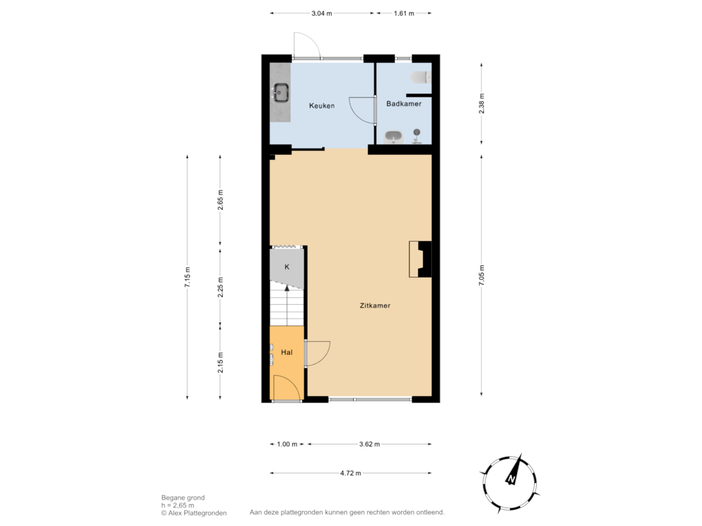 Bekijk plattegrond van Begane grond van Patrimoniumstraat 14