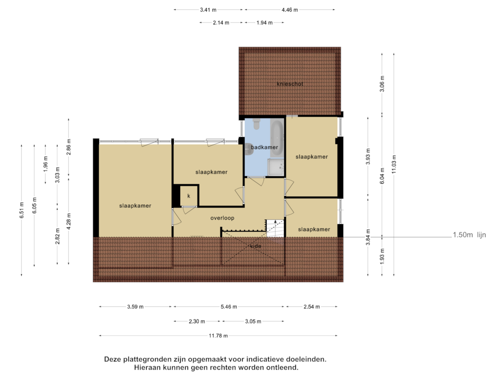 Bekijk plattegrond van 1e verdieping van Hobbel 10