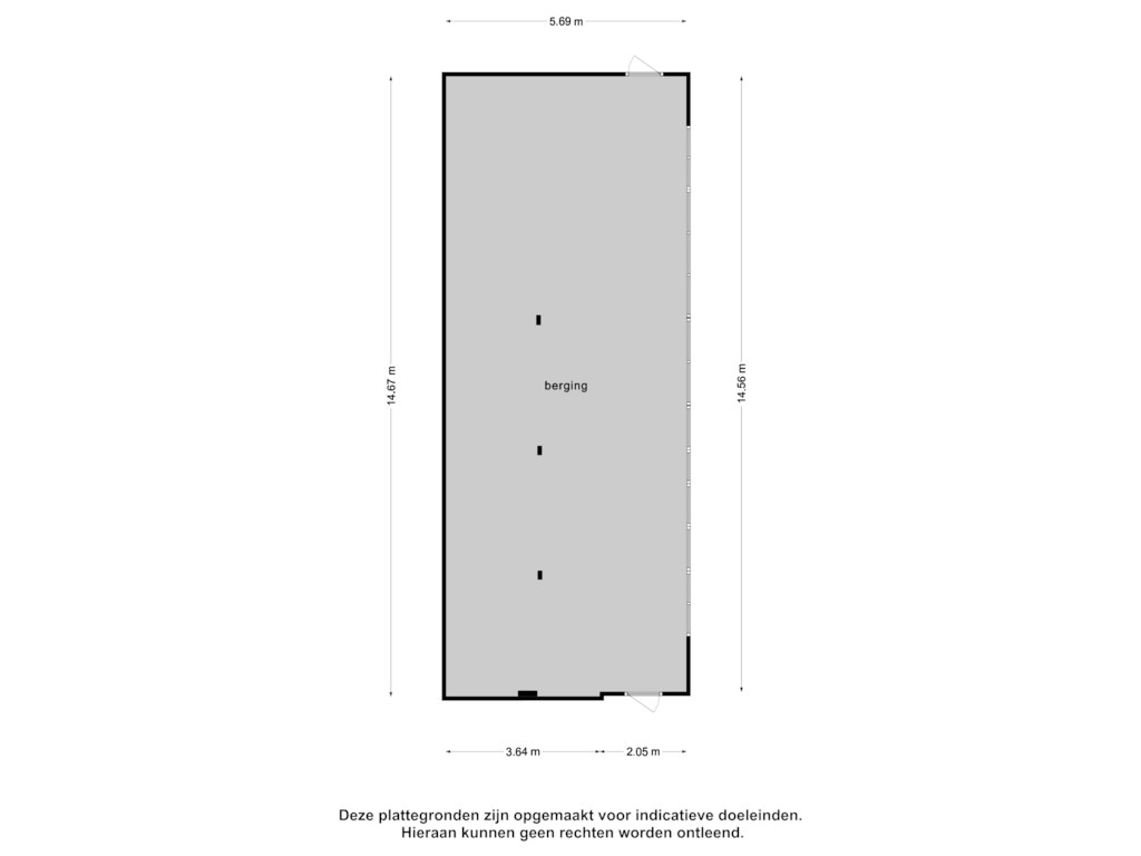 Bekijk plattegrond van Berging3 van Hobbel 10