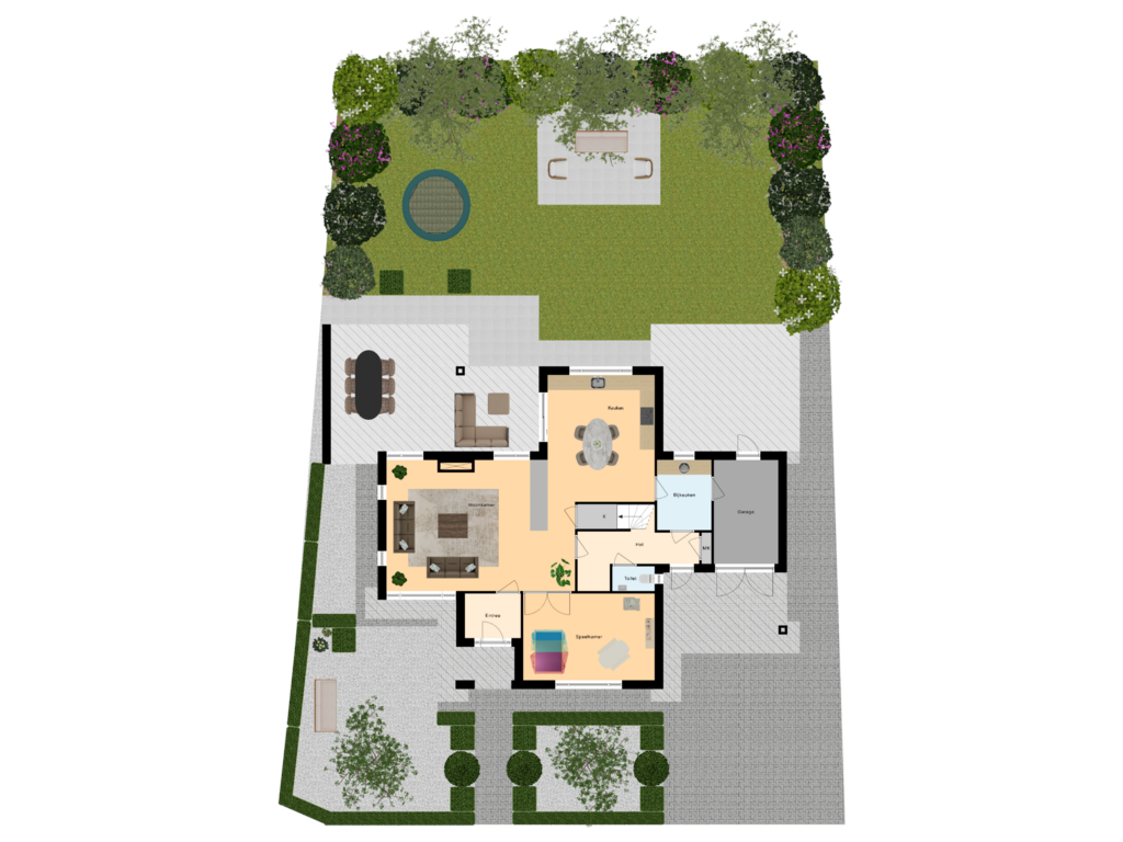 View floorplan of Kadastrale Kaart of De Groaf 5