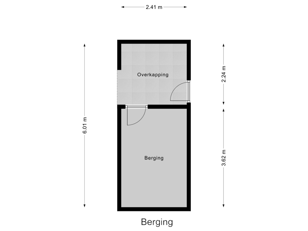 View floorplan of Berging of Malvert 1110