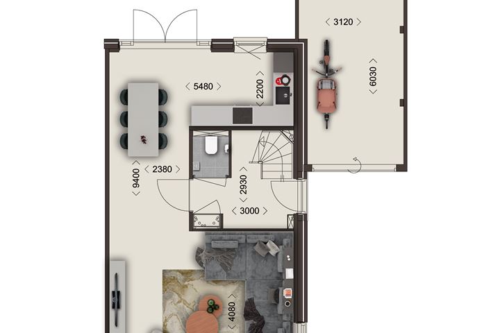 Bekijk foto 8 van Twee-onder-een-kap woning - fase 2A (Bouwnr. 117)