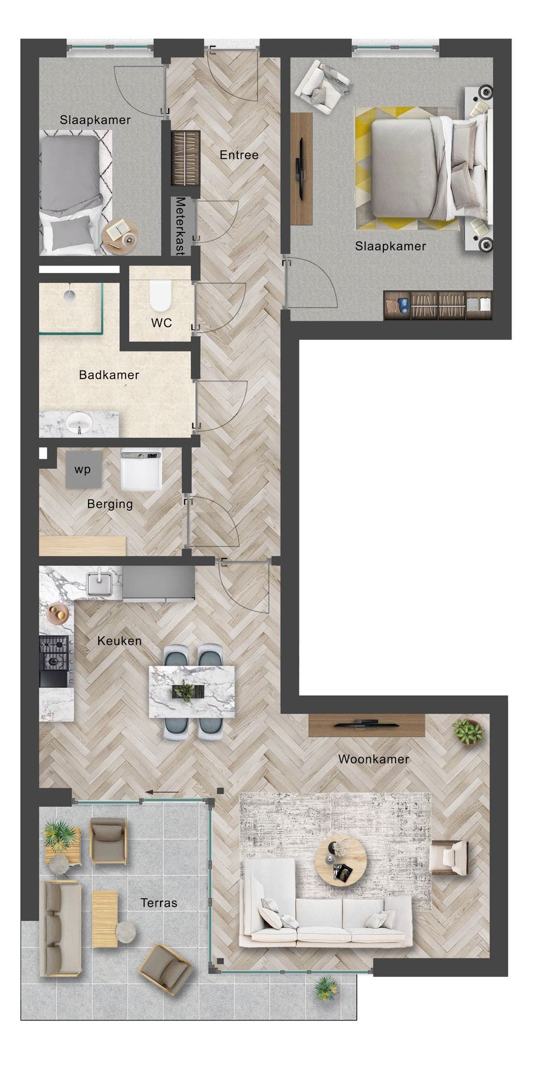 Foto 7 van Appartement (Bouwnr. 7)