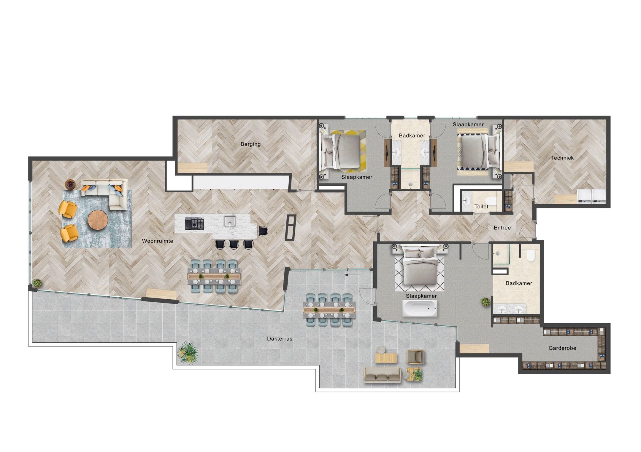 Foto 12 van Penthouse (Bouwnr. 15)
