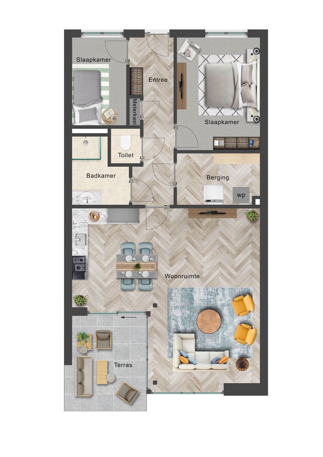 Foto 7 van Appartement (Bouwnr. 9)