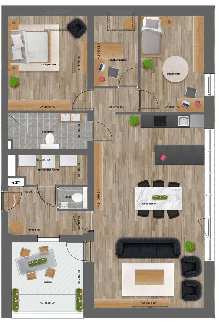 Photo 3 of Appartement | 1e verdieping (Bouwnr. 17)