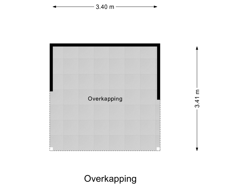 Bekijk plattegrond van Overkapping van Zuring 62