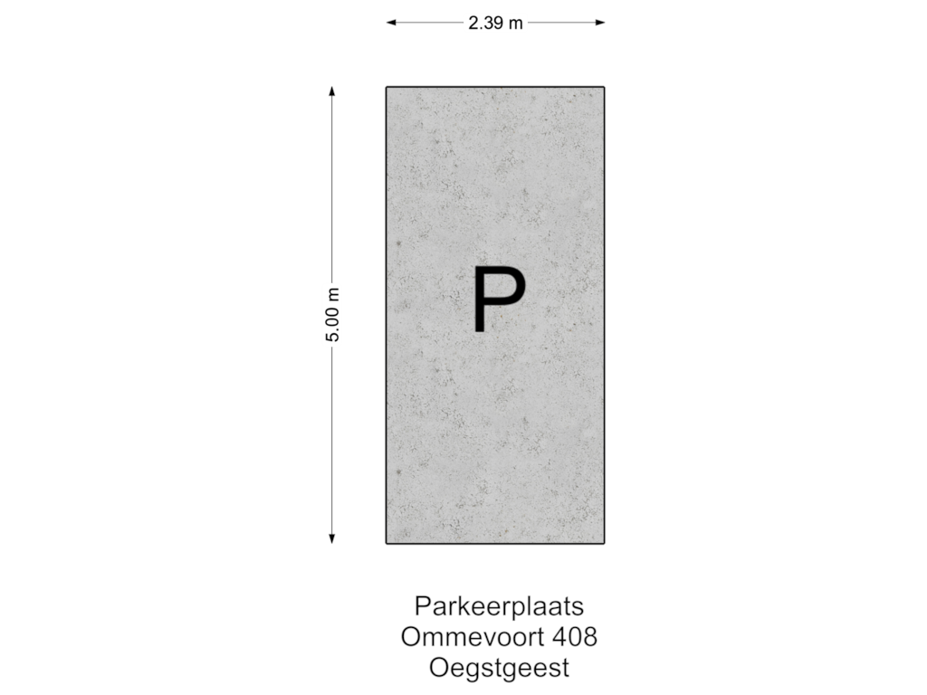 Bekijk plattegrond van Parkeerplaats van Ommevoort 408