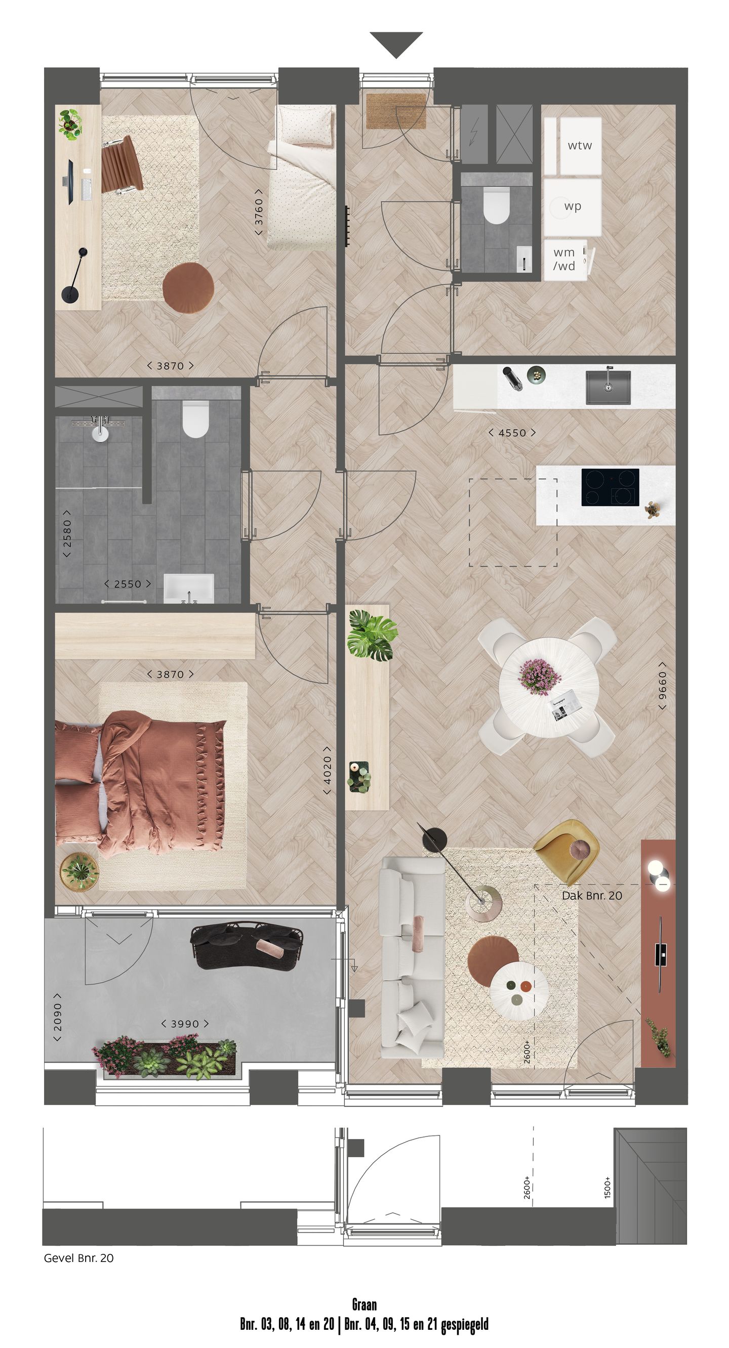 Foto 24 van Dirkzwager Fase 2B - BOUW GESTART! NOG SLECHTS 1 APPARTEMENT TE KOOP!