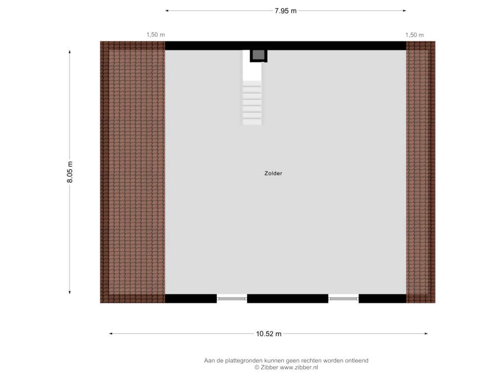 Bekijk plattegrond van Zolder van Dorpsstraat 109