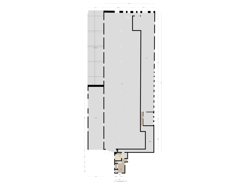 Bekijk plattegrond van Schuur van Dorpsstraat 109