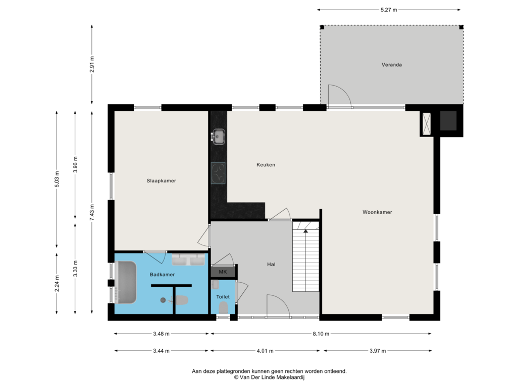 Bekijk plattegrond van Begane grond van Eperweg 9