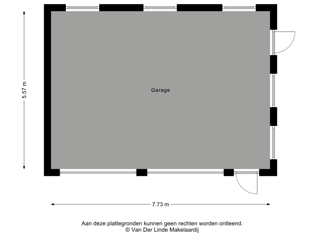 Bekijk plattegrond van Garage van Eperweg 9