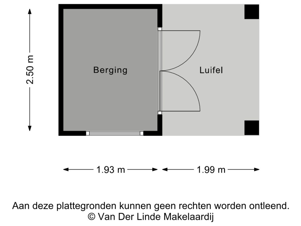 Bekijk plattegrond van Berging van Eperweg 9