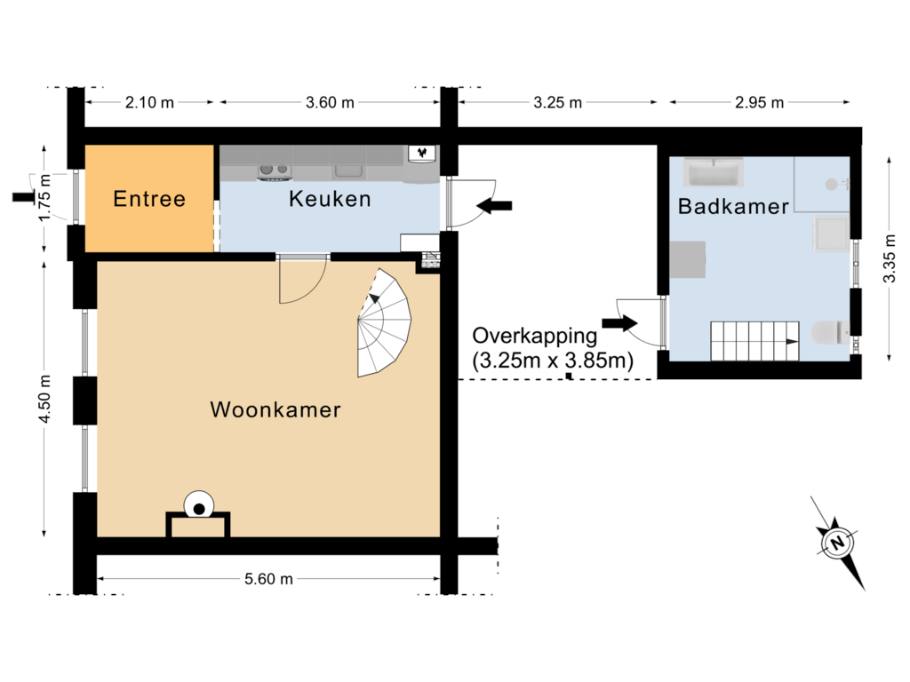 Bekijk plattegrond van Begane grond van Bartlehiem 55