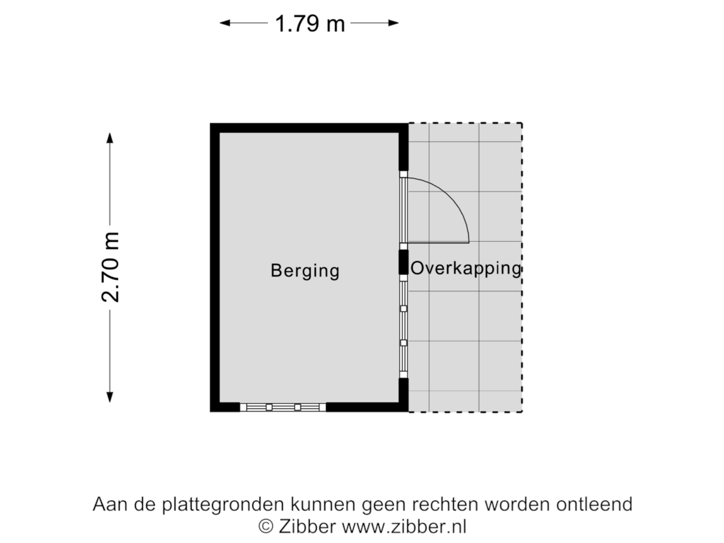 Bekijk plattegrond van Berging van Deellaan 2