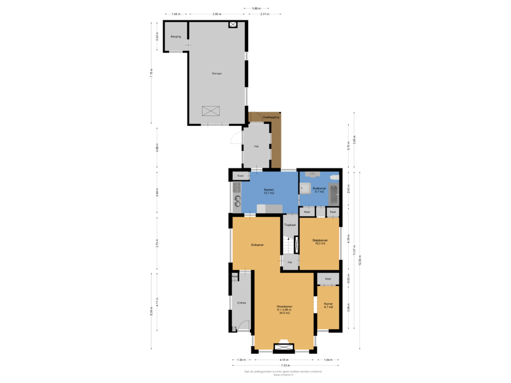 Bekijk plattegrond van Begane Grond van Wildeplaats 1