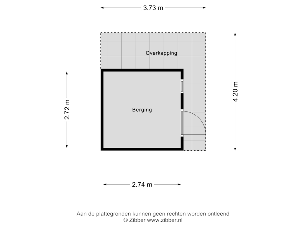 Bekijk plattegrond van Berging van Potdijk 8-E8