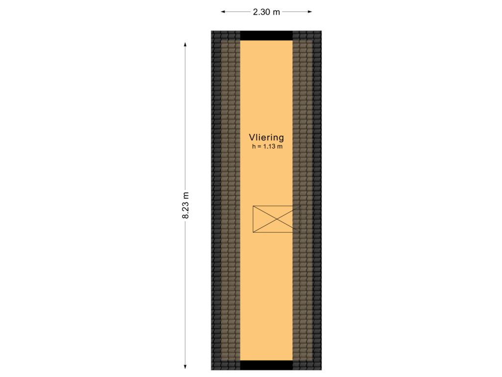 Bekijk plattegrond van Vliering van Kerksteeg 2