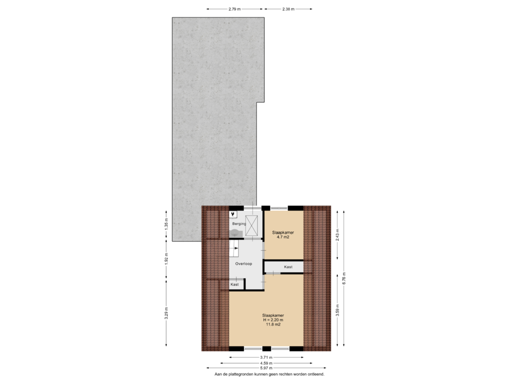 Bekijk plattegrond van 1e Verdieping van Langestraat 30