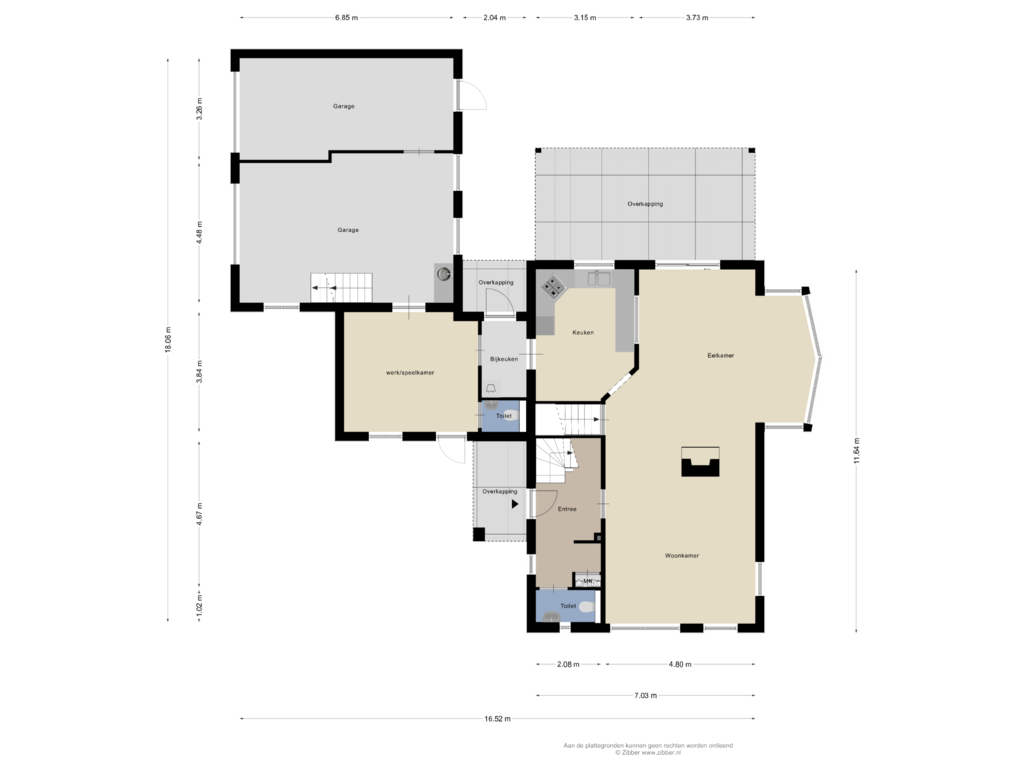 Bekijk plattegrond van Begane Grond van Dagpauwooglaan 10